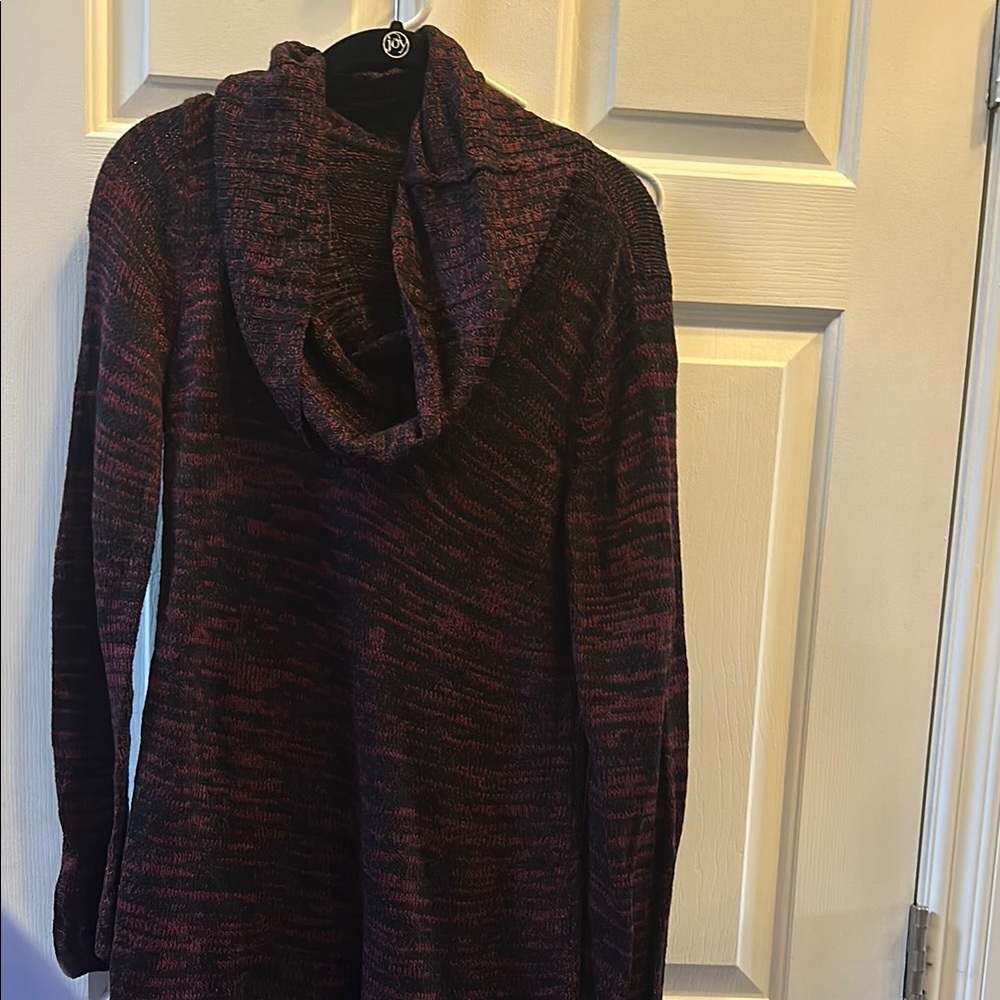 2 Pack-Women's Maroon & Black Long Sweater